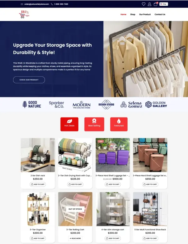 Just Ultra Variety Store WordPress store — Trinidad variety retailer with Republic Bank gateway
